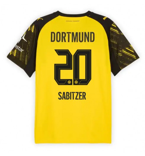 Borussia Dortmund Marcel Sabitzer #20 Hjemmedrakt 2025-26 Korte ermer Borussia Dortmund Marcel Sabitzer #20 Hjemmedrakt 2025-26 Korte ermer
